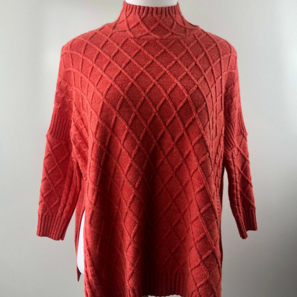 Mer Sea Libson Traveler Sweater Lattice Front OSFM - Picture 6 of 12